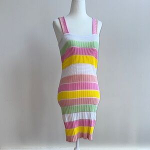 PQ Swim Multicolor Striped Mini Dress